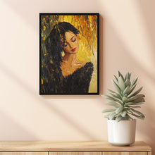Woman Oil Painting Poster  Abstract Female Portrait Wall Decor Women Oil Painting Art 16