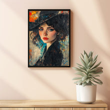 Woman Oil Painting Poster  Abstract Female Portrait Wall Decor Women Oil Painting Art 17