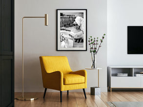 Woman Reading Newspaper Print, Black and White, Luxury Fashion Poster, Printable Hypebeast Wall Art, Girls Bedroom Decor, Digital Download 1826246321
