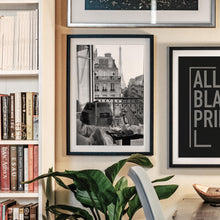 Woman Reading Newspaper in Paris Print, Paris Black and White Wall Art, Vintage Print, Photography Prints, Museum Quality Photo Art Print 4343159846 6240