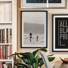 Woman With Wine in Beach Print, Feminist, Bar Cart Art, Black and White Wall Art, Vintage Print, Photography Prints, Museum Quality Print 1620779601