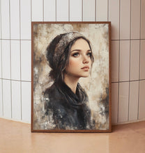 Women Portrait Abstract Female Portrait Wall Decor Women Oil Painting Art 21