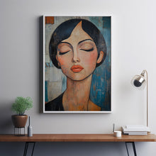 Women Portrait Abstract Female Portrait Wall Decor Women Oil Painting Art 26