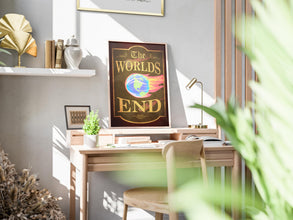 Worlds End Movie Poster Cornetto Trilogy Retro Kitchen Bar Sign Decor Wall Art Print Gift 1159080450