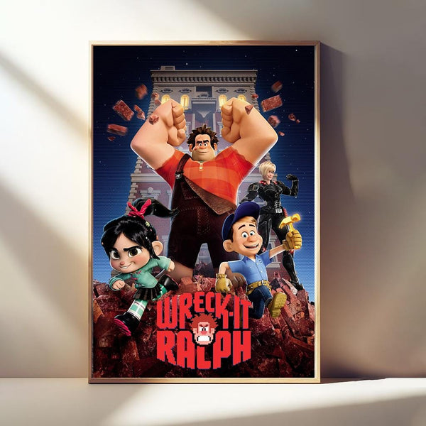 Wreck-It Ralph Movie Poster, Classic Film, Room Decor, Canvas Posters, Wall Art Poster, Poster Gifts 4331977728
