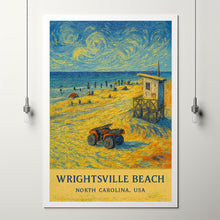 Wrightsville Beach Print, Wrightsville Beach Photo Poster, Wrightsville Beach Travel Wall Art, Wrightsville Beach Map, North Carolina, USA