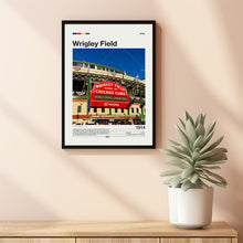 Wrigley Field Poster, Chicago Cubs Poster Print, MLB Stadium Poster, Baseball Fan Gift Print 1