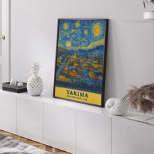 Yakima Print, Yakima Photo Poster, Yakima Travel Wall Art, Yakima Map Print, Yakima Van Gogh Style Print, Yakima Wall Décor, Washington, USA