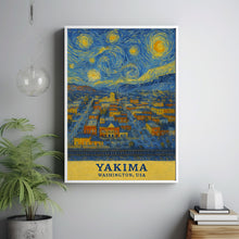 Yakima Print, Yakima Photo Poster, Yakima Travel Wall Art, Yakima Map Print, Yakima Van Gogh Style Print, Yakima Wall Décor, Washington, USA