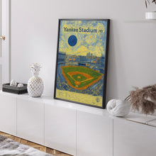 Yankee Stadium Poster, Minimalist, Helvetica, Mid-Century Modern, Yankee Stadium Print, Yankee Stadium Wall Art, Yankee Stadium NYC