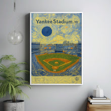 Yankee Stadium Poster, Minimalist, Helvetica, Mid-Century Modern, Yankee Stadium Print, Yankee Stadium Wall Art, Yankee Stadium NYC