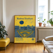 Yankee Stadium Poster, Yankee Poster, Minimalist, Helvetica, Mid-Century Modern, Baseball Art, Baseball Stadium Poster. New York Yankee Art