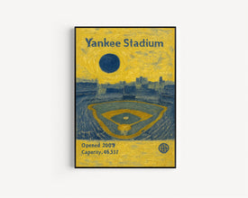 Yankee Stadium Poster, Yankee Poster, Minimalist, Helvetica, Mid-Century Modern, Baseball Art, Baseball Stadium Poster. New York Yankee Art