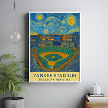 Yankees MLB  Yankee Stadium  Black and White  Poster  Wall Art