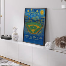 Yankees MLB  Yankee Stadium  Black and White  Poster  Wall Art (2)