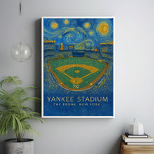 Yankees MLB  Yankee Stadium  Black and White  Poster  Wall Art (2)