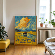Yellowstone National Park Print Wall Art, Yellowstone Wyoming Poster, National Park Wall Art, Yellowstone Travel Print