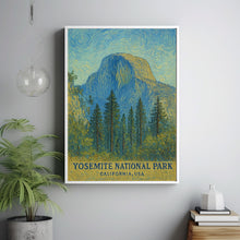 Yosemite National Park Print, Yosemite National Park Photo Poster, Yosemite National Park Travel Wall Art, Yosemite Map, California, USA