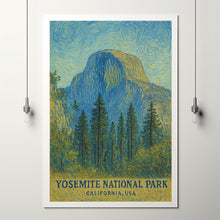 Yosemite National Park Print, Yosemite National Park Photo Poster, Yosemite National Park Travel Wall Art, Yosemite Map, California, USA