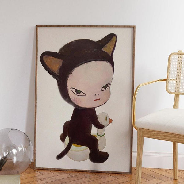 Yoshitomo Nara Poster,Wall Art ,Art Home decoration Poster,Gifts High Quality ,Canvas Art Print 4352973370 - Copy