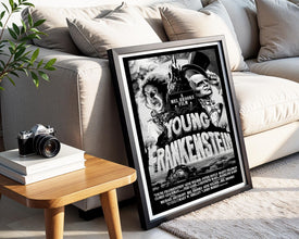 Young Frankenstein Movie Poster 1974 Comedy Horror Film (Digital Download) + a Black & White Version 959212045