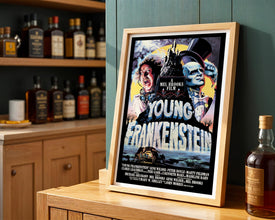 Young Frankenstein Movie Poster 1974 Comedy Horror Film (Digital Download) + a Black & White Version 959212045