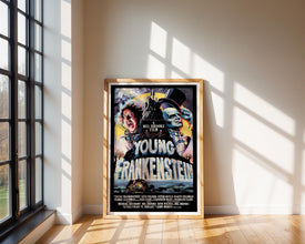 Young Frankenstein Movie Poster 1974 Comedy Horror Film (Digital Download) + a Black & White Version 959212045
