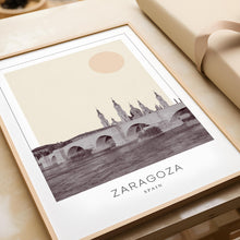 Zaragoza Poster Print, Zaragoza Travel Poster, Zaragoza Minimalistic Wall Art, Zaragoza, Spain 1882436643