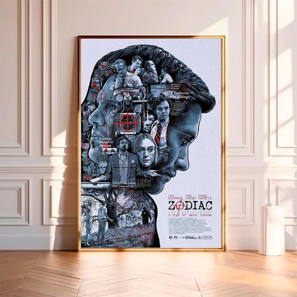 Zodiac (2007)--Movie Poster,High Quality Canvas Print, Wall Art, Room Decor, Art Poster For Gift Unframed 1797066365