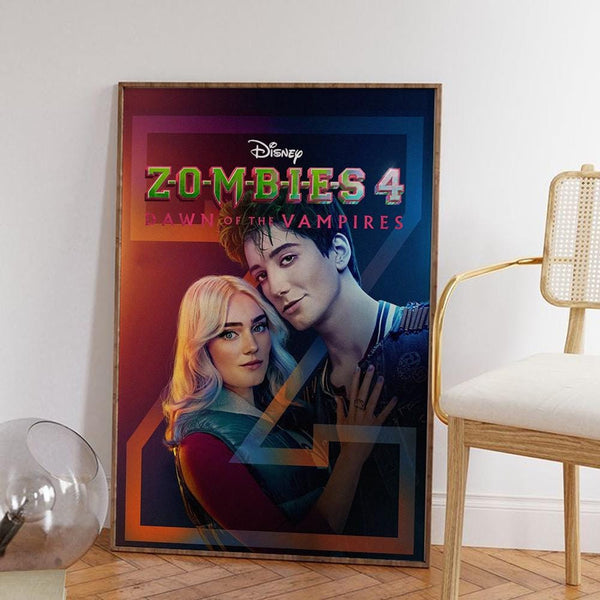 Zombies 4 Dawn of the Vampires Movie Poster High-Definition Canvas Art Print 4343643490 - Copy (6)