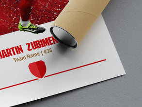 Zubimendi Poster Football Posters, Football Prints 4363114793