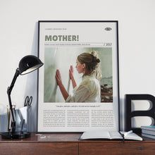 mother!, Darren Aronofsky, Retro Movie Poster, Custom Movie Poster Print 4421169770