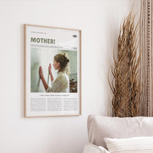 mother!, Darren Aronofsky, Retro Movie Poster, Custom Movie Poster Print 4421169770