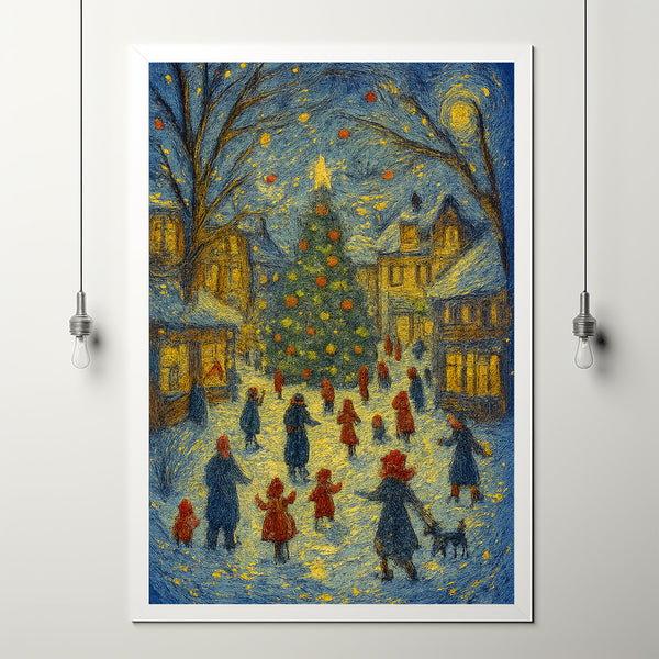 ozy Christmas Tree Farmhouse Print Hello December Holiday Decor